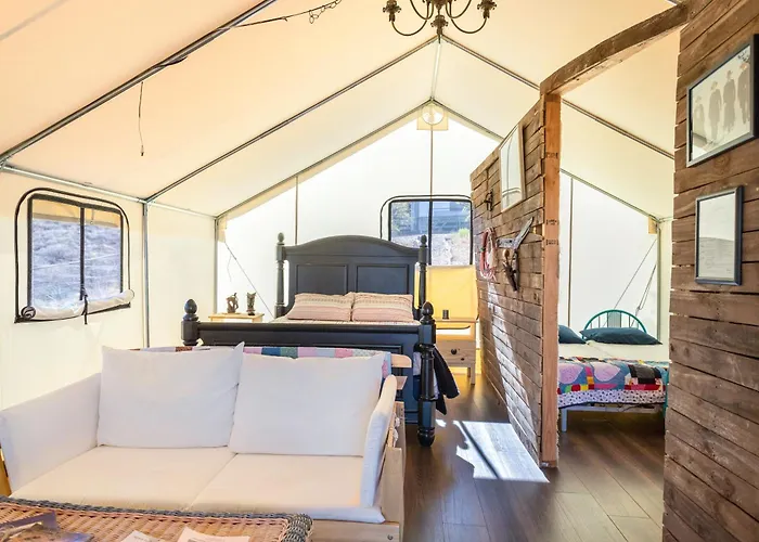 Settle Into A Cozy Old West Tent Escape
